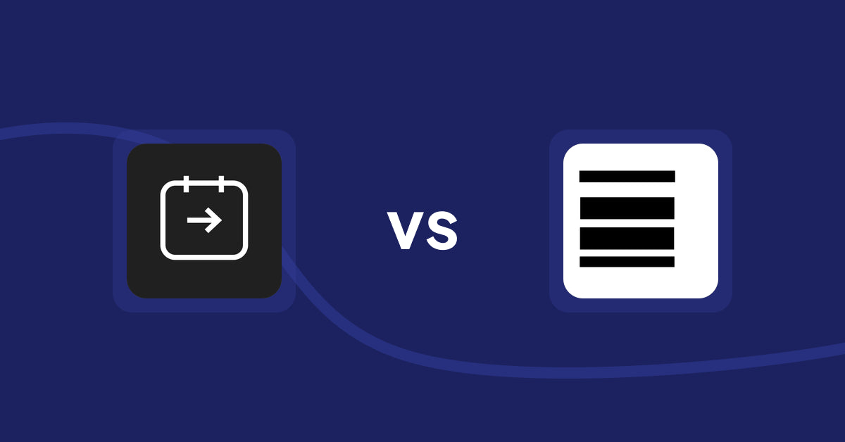 Shopify Metafield Apps: Days To Ship vs. Meta fields editor