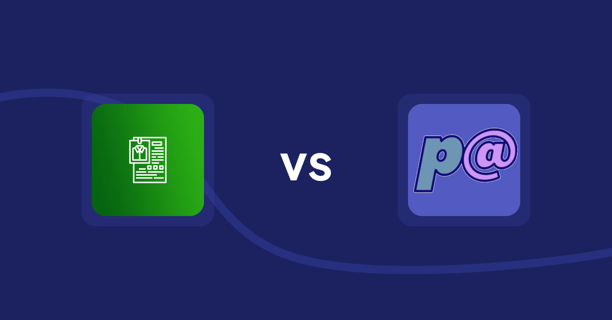 Shopify Product Display Apps: OC Product Size Chart vs Parameterizer