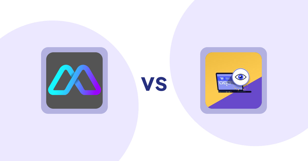 Shopify Product Display Apps: Metadrob: Create Virtual Store vs ReVisit‑Recent Viewed Products