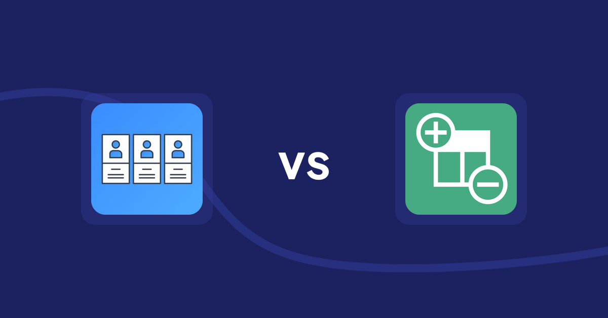 Shopify Metafield Apps: POWR: About Us | Team Profile vs SWT Products Custom Fields