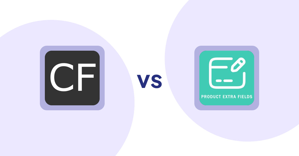 Shopify Metafield Apps: WebAppsLive ‑ Fields Manager vs. Product Extra Fields ‑Soronix