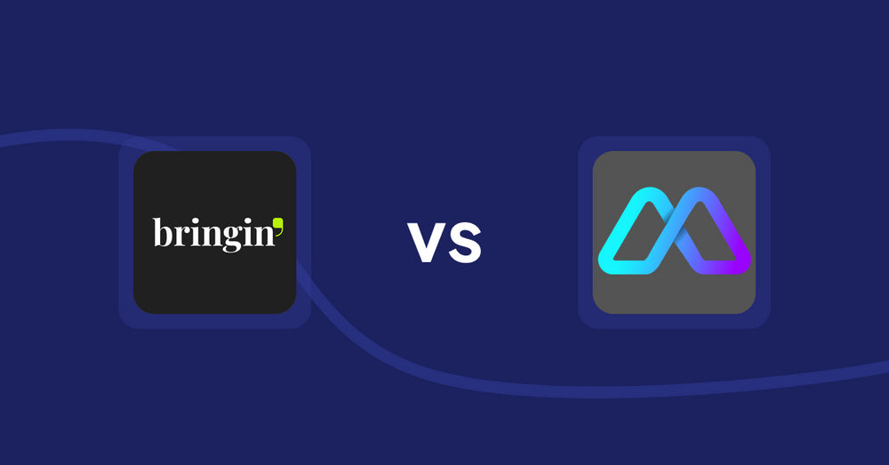 Shopify Product Display Apps: Bringin vs Metadrob: Create Virtual Store