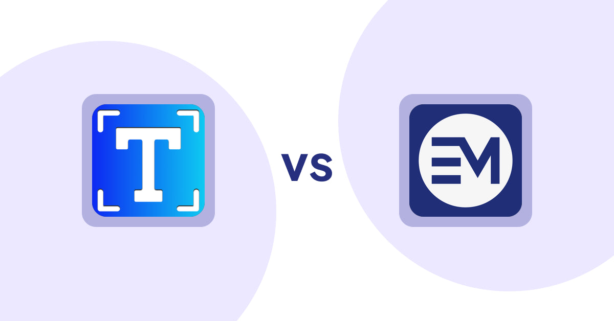 Shopify Metafield Apps: Textbox & Textfield by Textify vs Easy MetaField