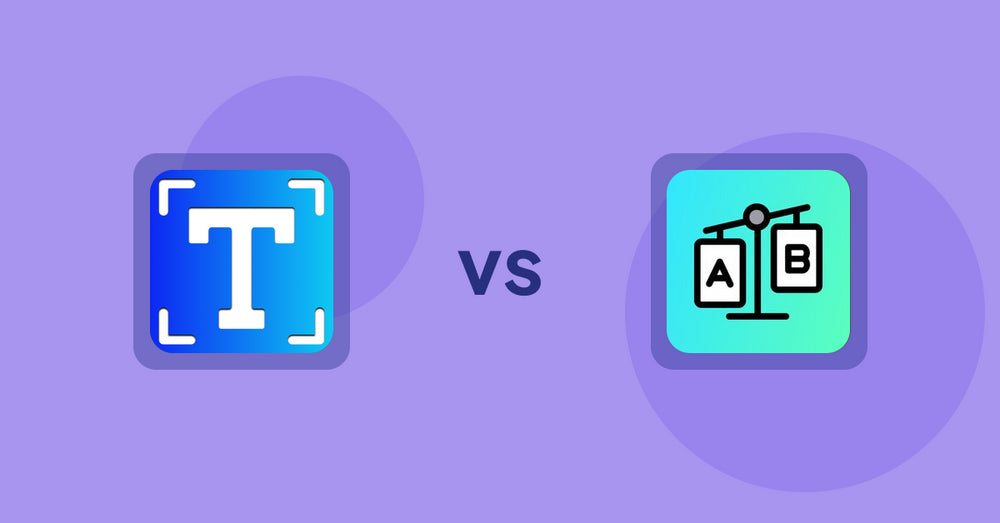 Shopify Metafield Apps: Textbox & Textfield by Textify vs Spec & Compare