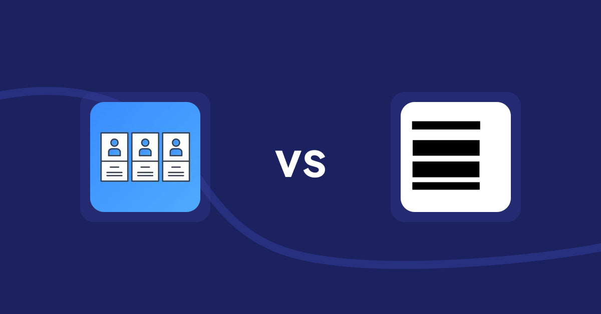 Shopify Metafield Apps: POWR: About Us | Team Profile vs. Meta fields editor