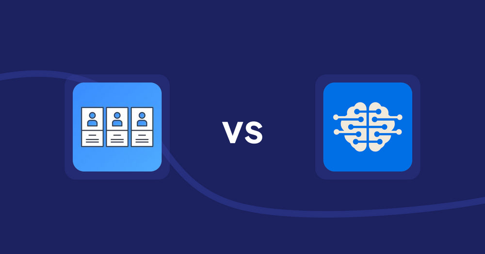 Shopify Metafield Apps: POWR: About Us | Team Profile vs. MetaMind