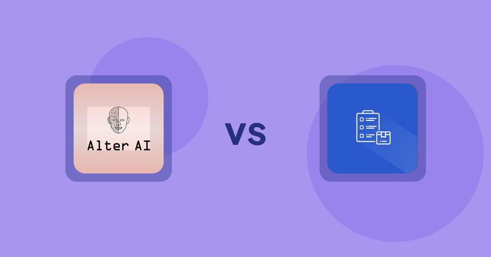 Shopify Product Display Apps: Alter AI Virtual Try-on vs Addify - Products Table List