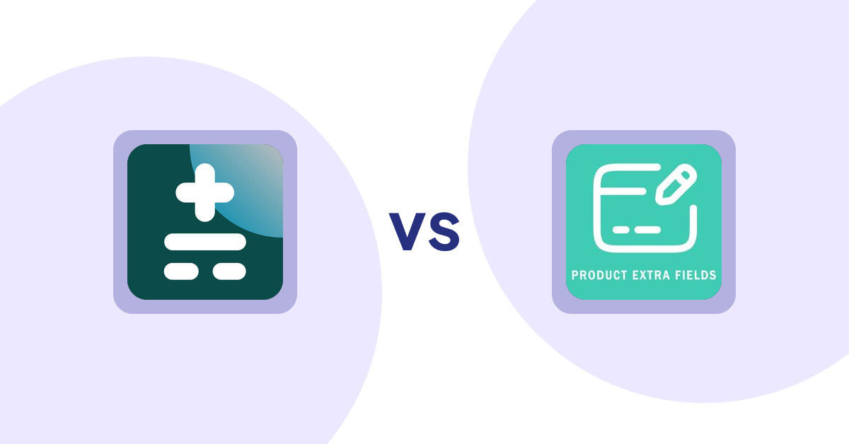 Shopify Metafield Apps: Metafields Custom Field Master vs Product Extra Fields ‑Soronix