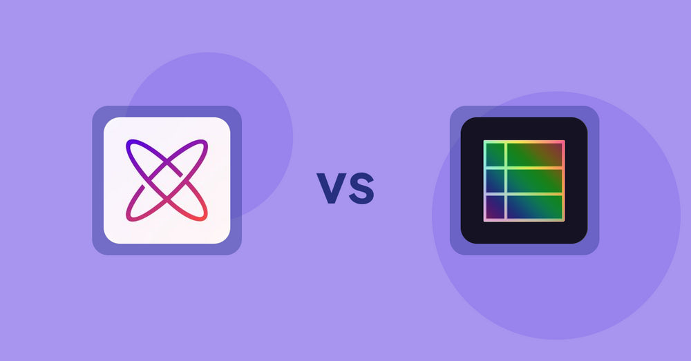 Shopify Metafield Apps: Helium Customer Fields vs TableFlow Specification Table