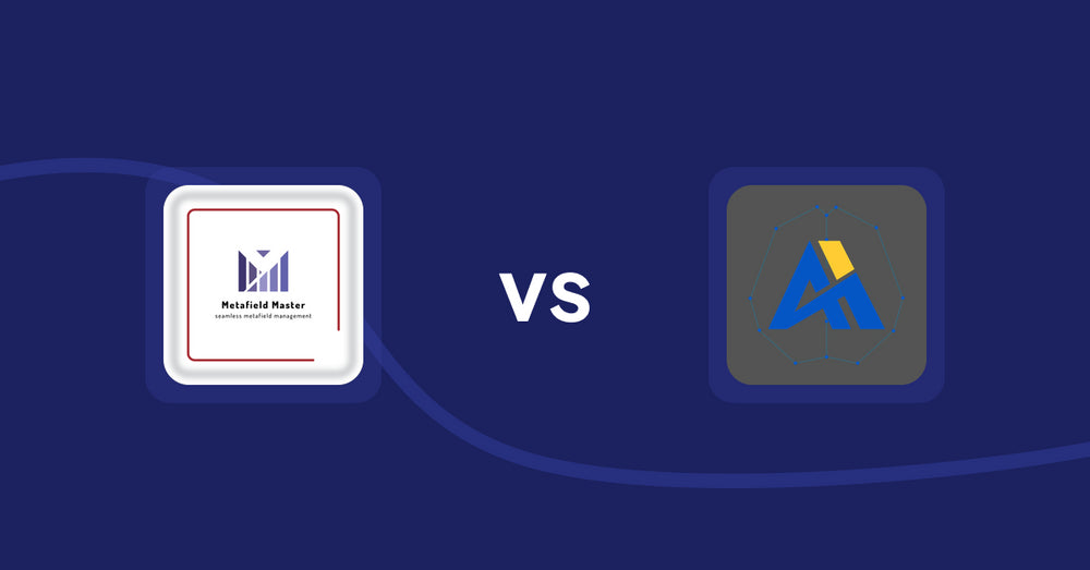 Shopify Metafield Apps: Metafield Master vs Digiware SmartMeta using AI