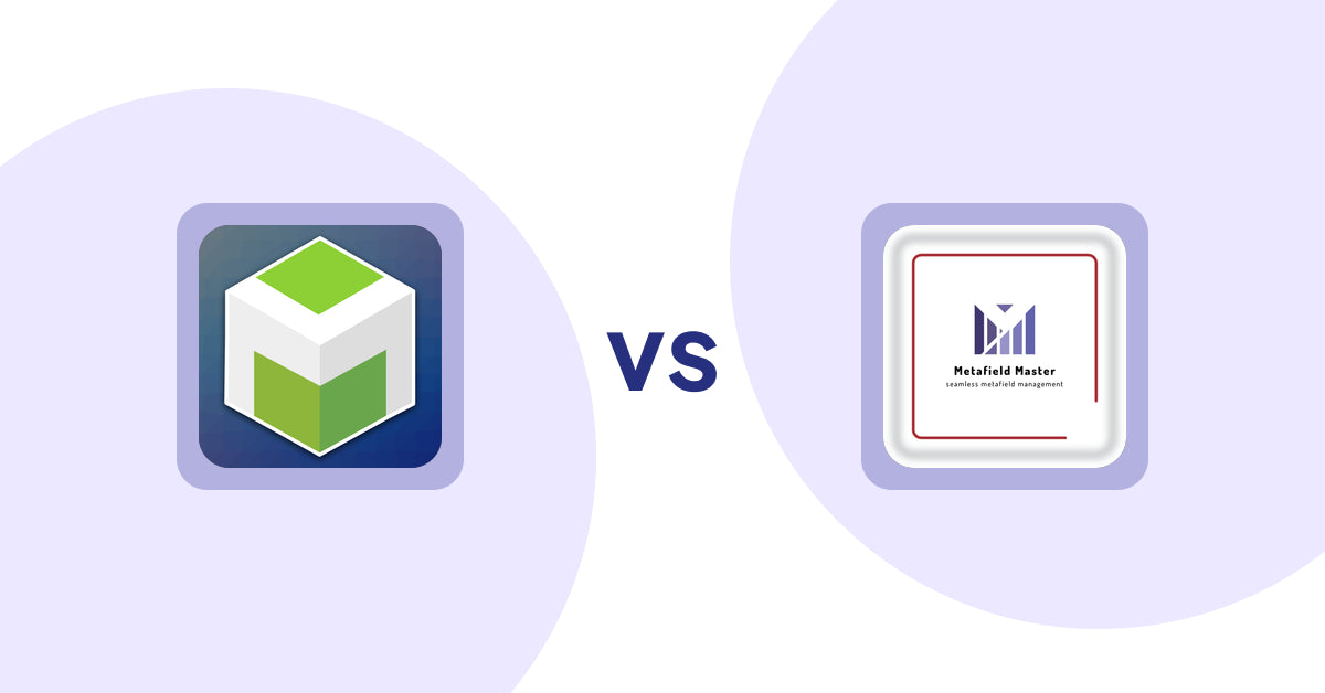 Shopify Metafield Apps: Metafields Manager vs Metafield Master