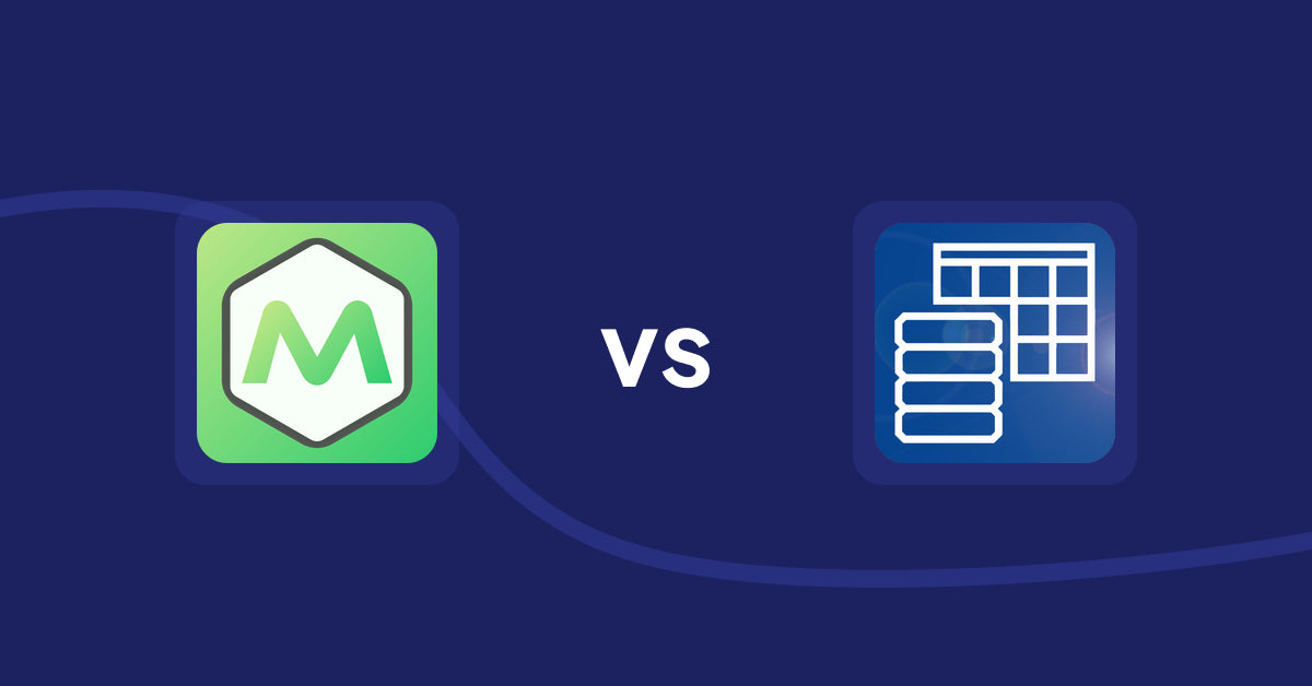 Shopify Metafield Apps: Metafields Guru vs TablePress ‑ Data Tables