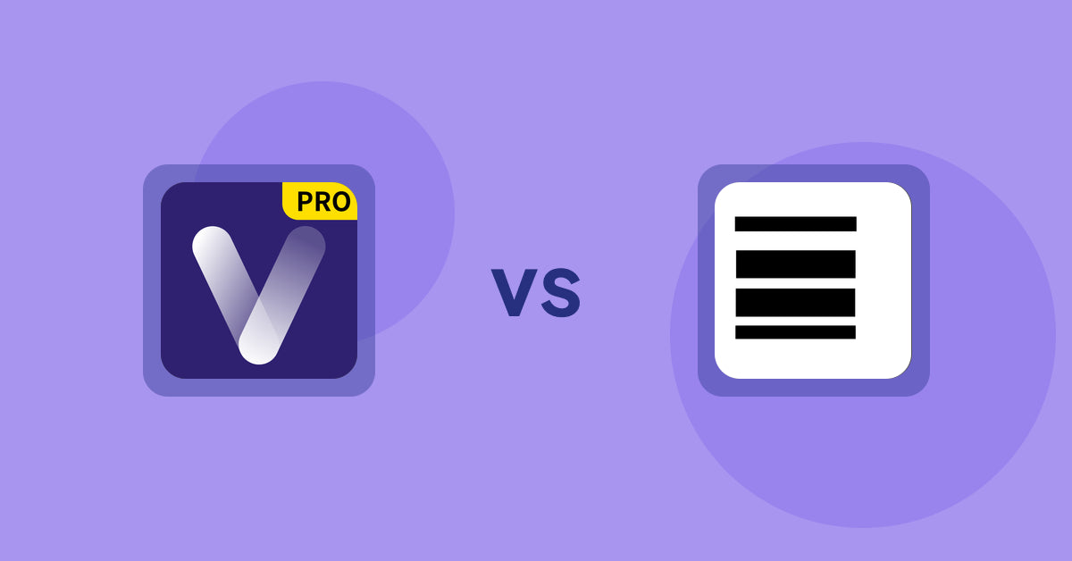 Shopify Metafield Apps: Variant Description Pro vs. Meta fields editor