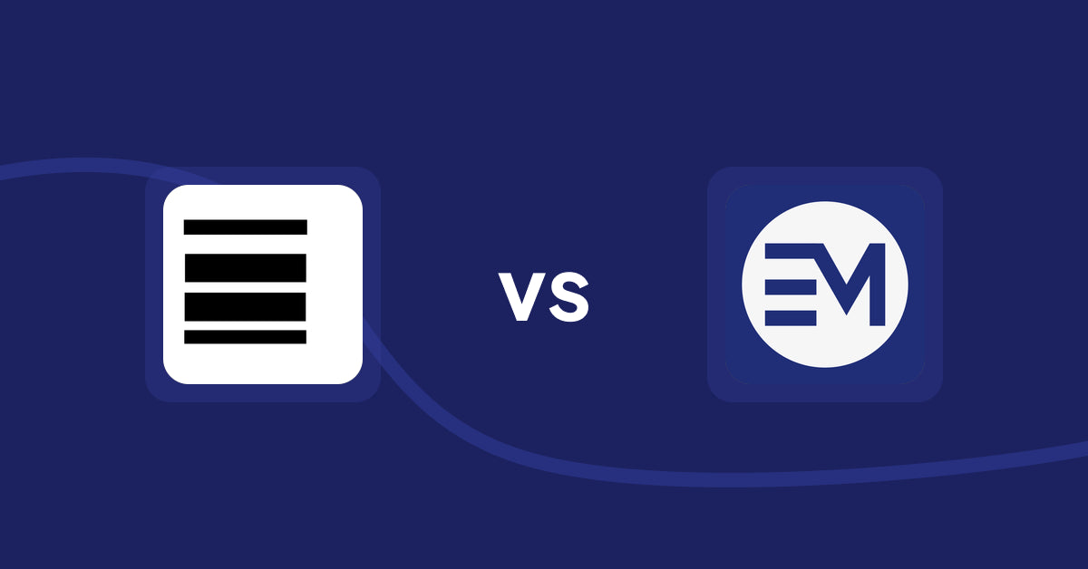 Shopify Metafield Apps: Meta fields editor vs Easy MetaField