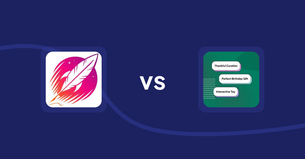 Shopify Product Display Apps: Wordsmith: Content Generator vs FeatureFrame ‑ Pretty Product