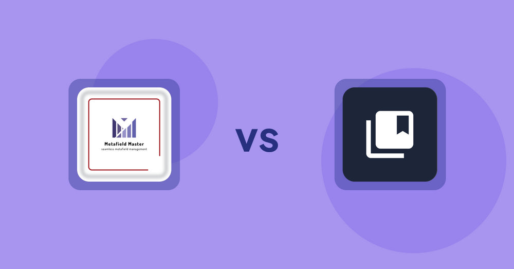 Shopify Metafield Apps: Metafield Master vs Smart Metafield Collections