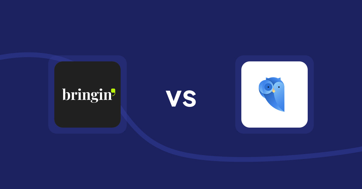 Shopify Product Display Apps: Bringin vs Findify Search & Merchandise