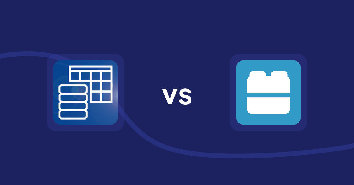 Shopify Metafield Apps: TablePress ‑ Data Tables vs Easy Metafields by DevCloud