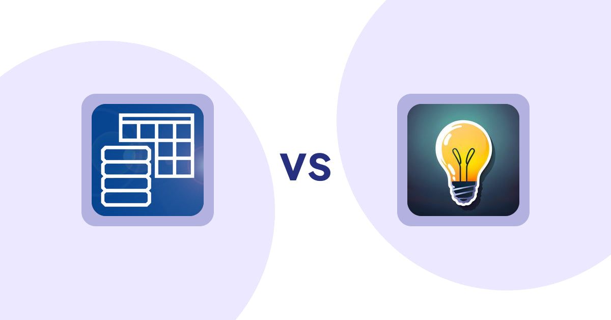 Shopify Metafield Apps: TablePress ‑ Data Tables vs CopyZero ‑ AI Copy Writer