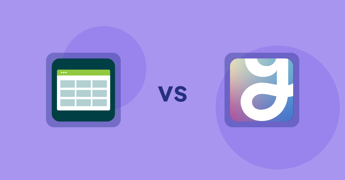 Shopify Product Display Apps: Product Table vs Visual Merchandiser