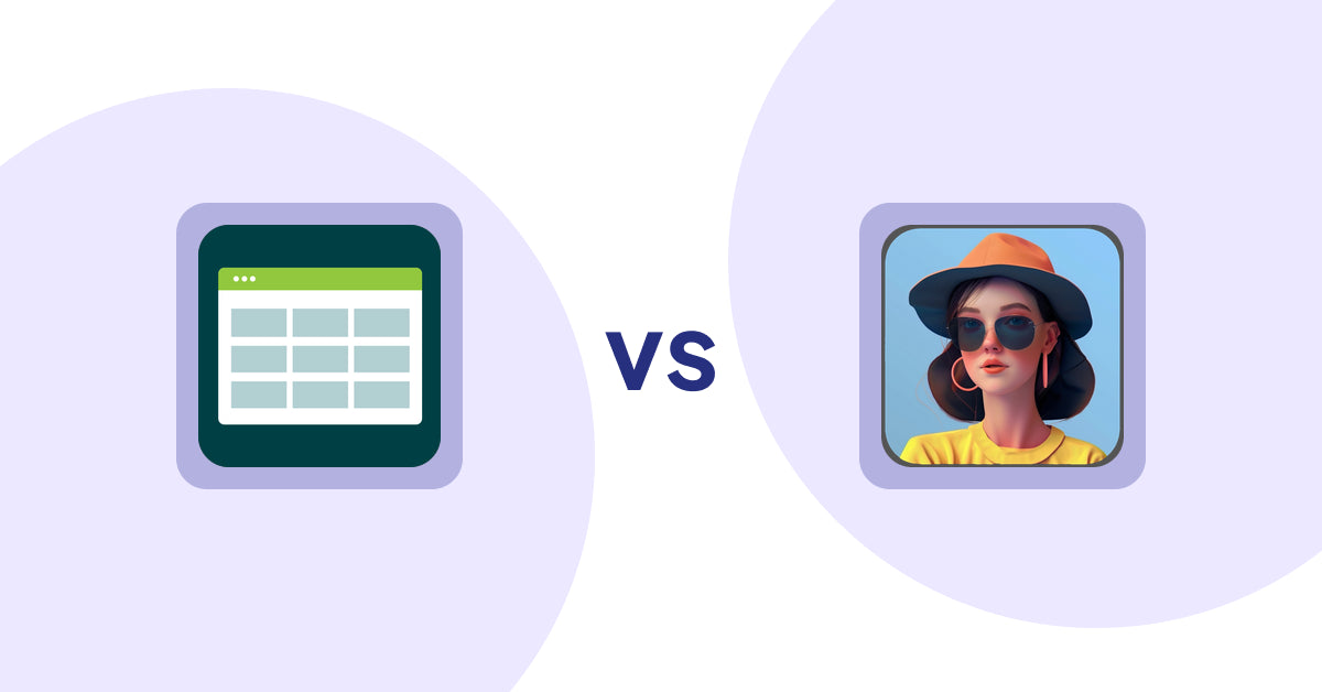 Shopify Product Display Apps: Product Table vs. Fit it