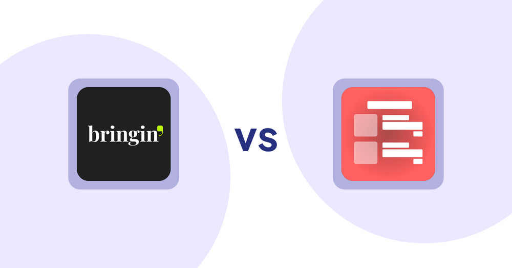 Shopify Product Display Apps: Bringin vs Menulog