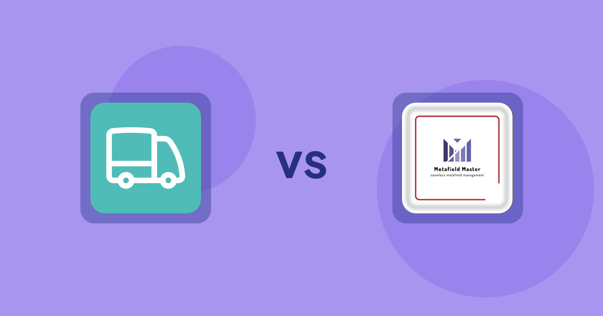 Shopify Metafield Apps: BB Estimated Delivery vs. Metafield Master