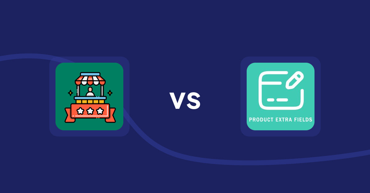 Shopify Metafield Apps: Vendor Info By Nexlerate vs Product Extra Fields ‑Soronix