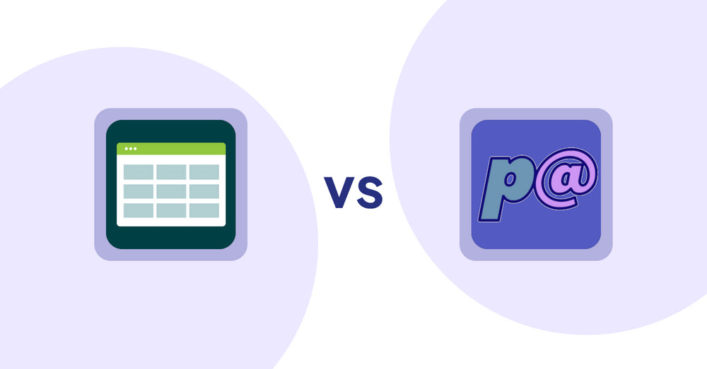 Shopify Product Display Apps: Product Table vs Parameterizer