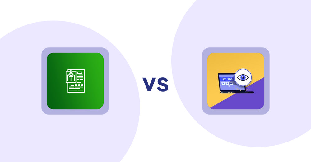 Shopify Product Display Apps: OC Product Size Chart vs. ReVisit-Recent Viewed Products