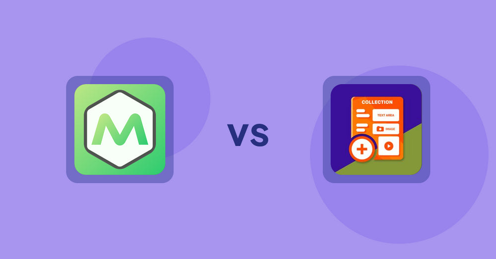 Shopify Metafield Apps: Metafields Guru vs Collection Additional Fields