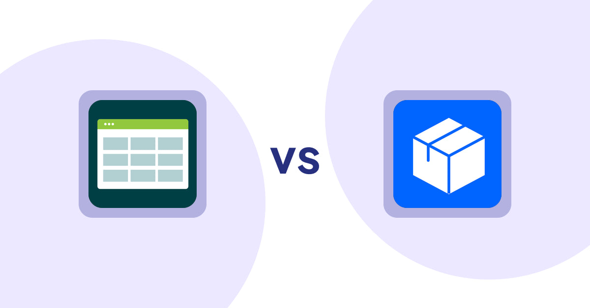 Shopify Product Display Apps: Product Table vs. Wonderful Widgets