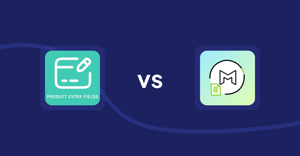 Shopify Metafield Apps: Product Extra Fields ‑Soronix vs Mport ‑ Bulk Metafield Import