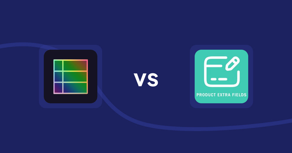 Shopify Metafield Apps: TableFlow Specification Table vs Product Extra Fields ‑Soronix