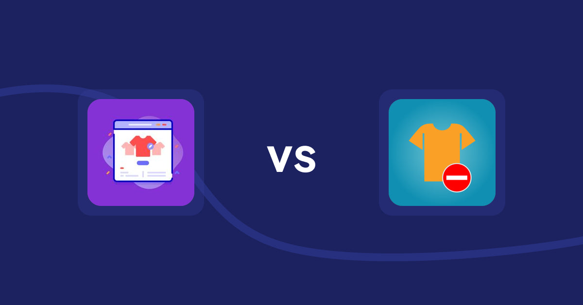 Shopify Product Display Apps: Variant Title Magic vs Products Unavailable