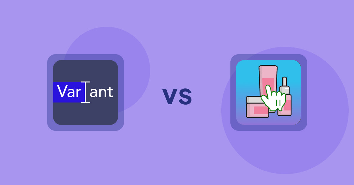 Shopify Metafield Apps: Variant Description OMG vs Clickable Ingredients: Seetext