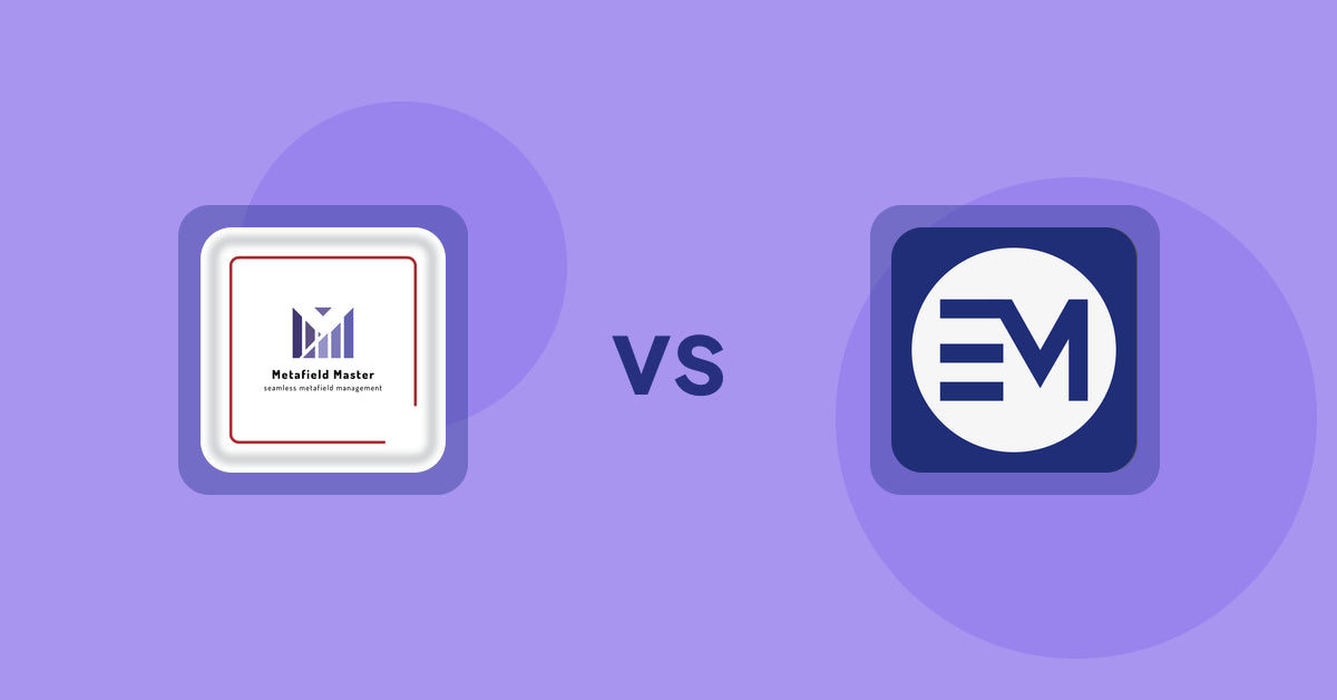 Shopify Metafield Apps: Metafield Master vs Easy MetaField