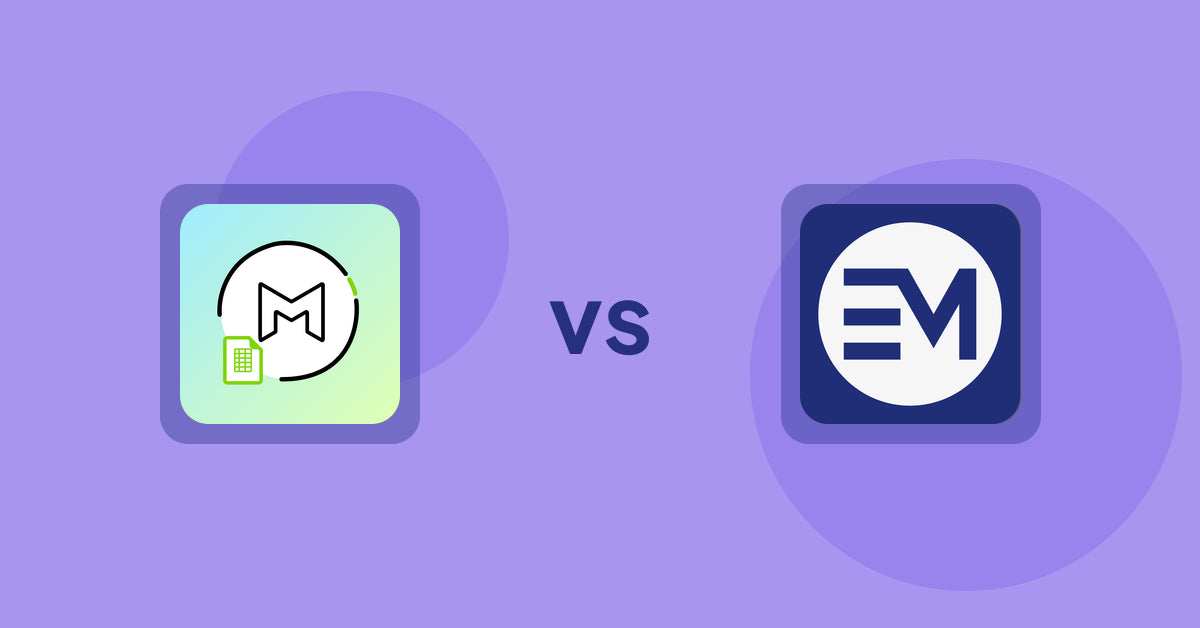 Shopify Metafield Apps: Mport ‑ Bulk Metafield Import vs Easy MetaField