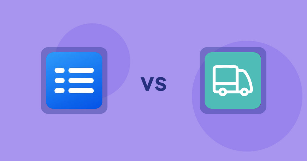 Shopify Metafield Apps: Easy Specification Table vs BB Estimated Delivery