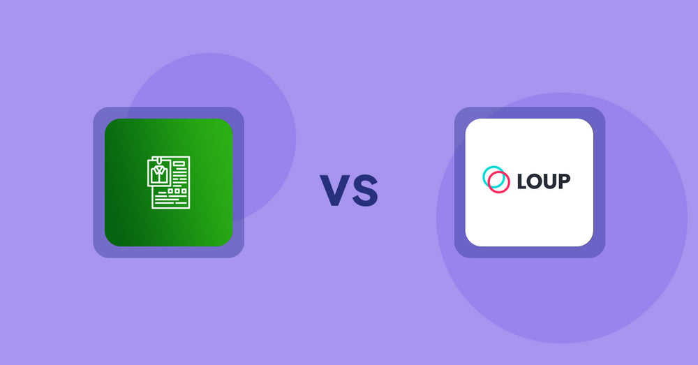 Shopify Product Display Apps: OC Product Size Chart vs Loup: Sell on Instagram