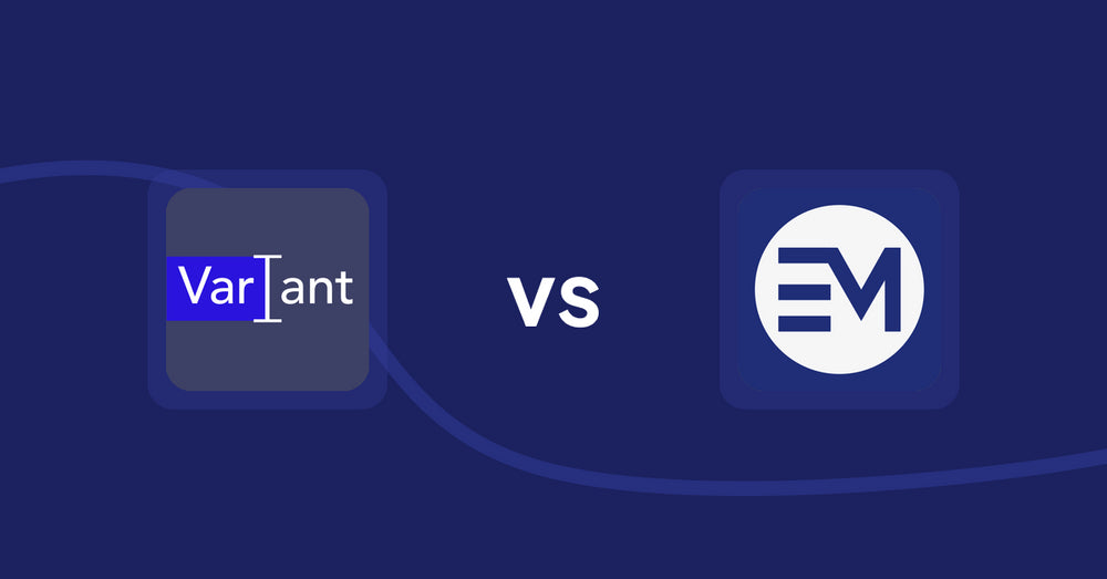 Shopify Metafield Apps: Variant Description OMG vs Easy MetaField