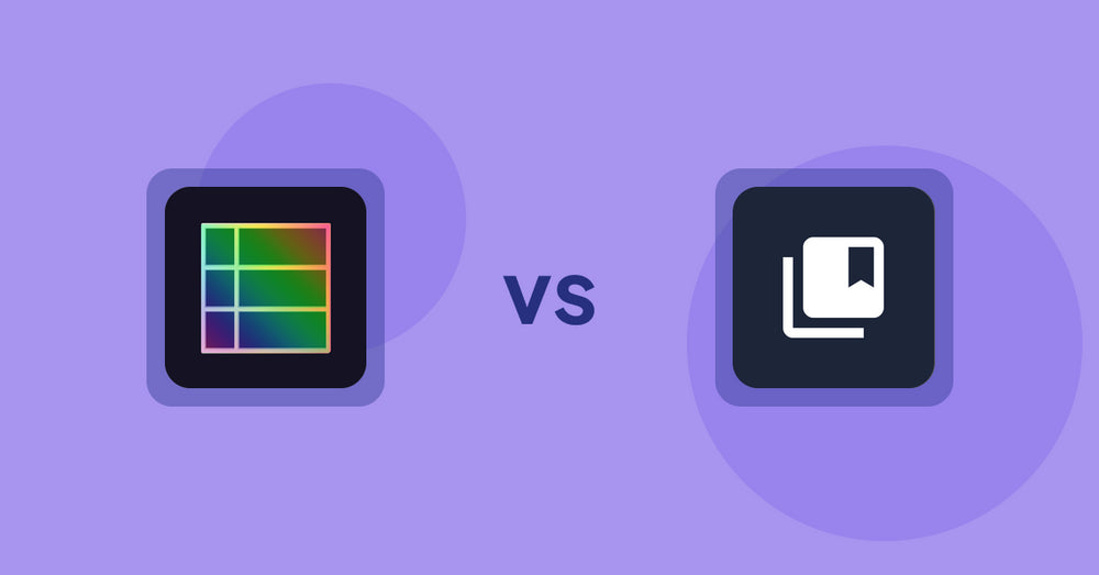 Shopify Metafield Apps: TableFlow Specification Table vs. Smart Metafield Collections