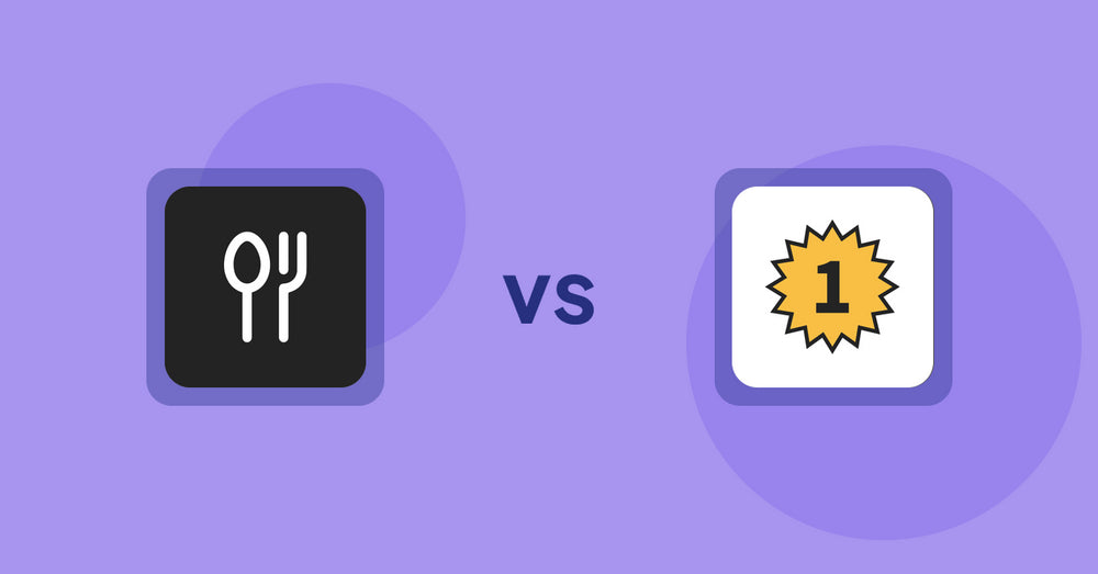 Shopify Product Display Apps: ServeUp ‑ Restaurant Menu vs UR: Smart Ranking