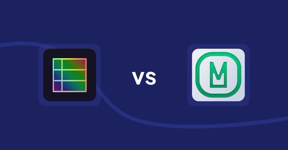 Shopify Metafield Apps: TableFlow Specification Table vs. Metafield Lite