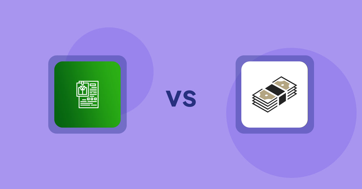 Shopify Product Display Apps: OC Product Size Chart vs シンプルクラウドファンディング｜お手軽自社クラファン