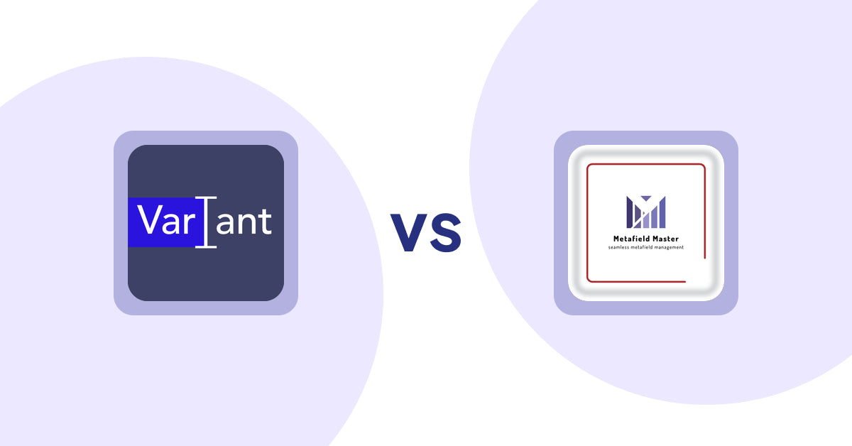 Shopify Metafield Apps: Variant Description OMG vs Metafield Master