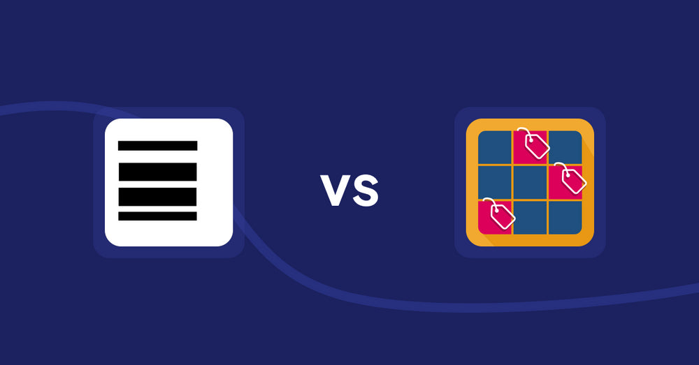 Shopify Metafield Apps: Meta fields editor vs. [Soledis]HighlightsCollections