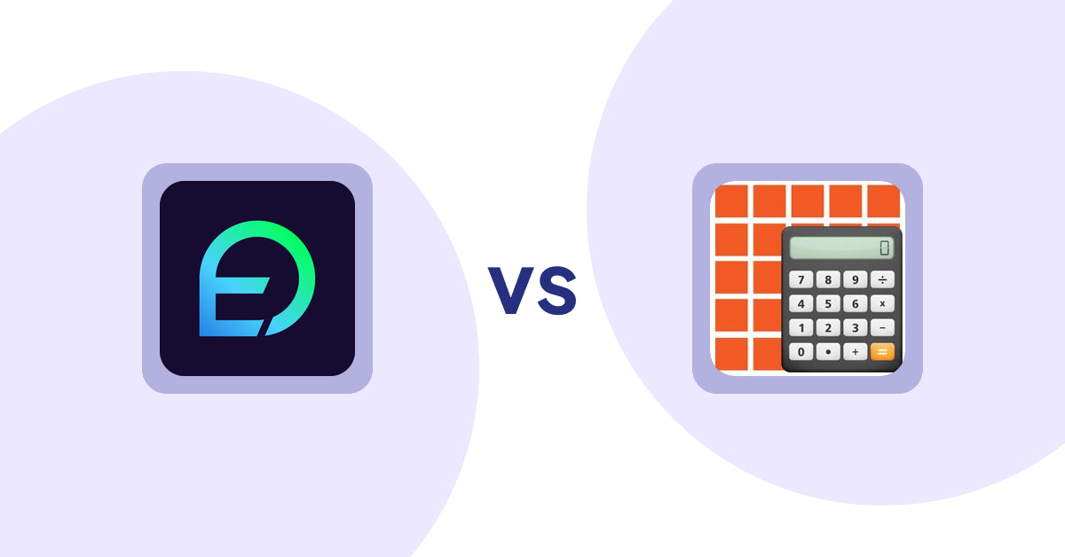 Shopify Product Display Apps: EasyDisplay: Product Showcase vs DIY Quantity Calculator