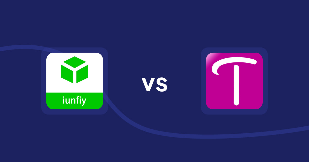 Shopify Product Display Apps: iunfiy • Related products vs WS Transparency