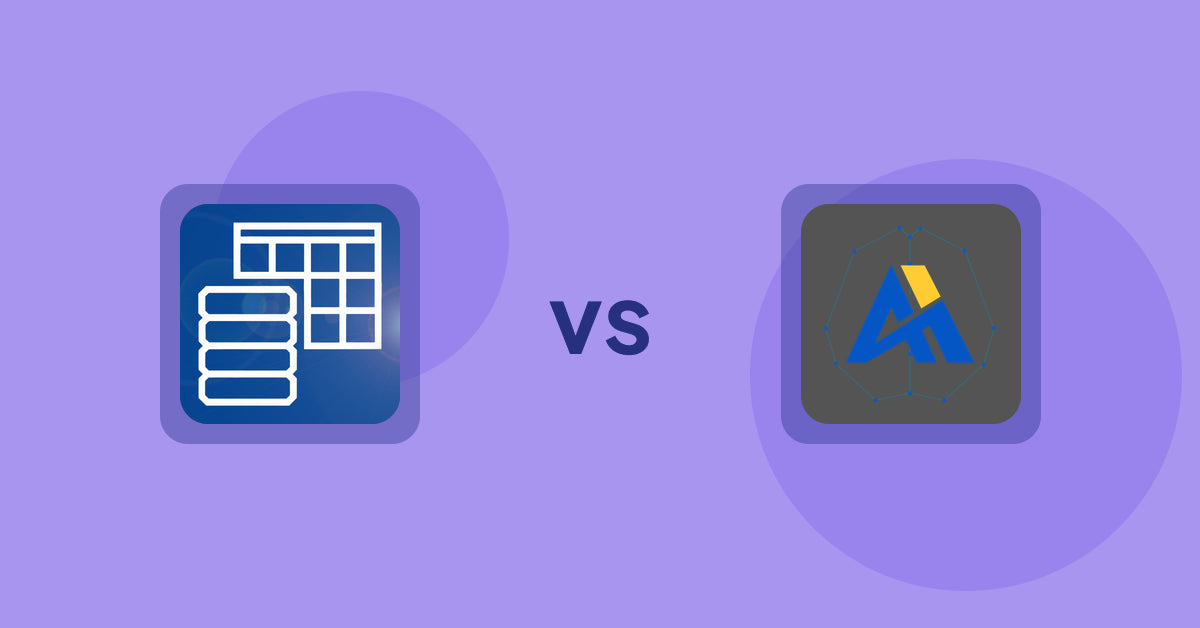 Shopify Metafield Apps: TablePress ‑ Data Tables vs Digiware SmartMeta using AI